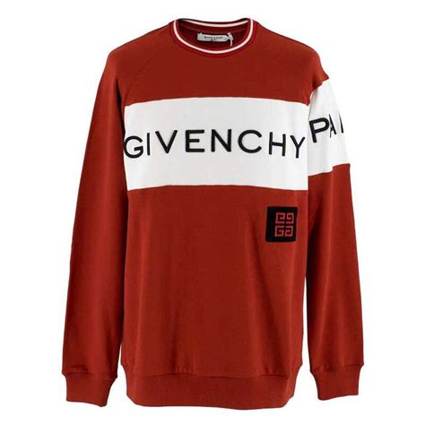 givenchy sweater red logo|Givenchy sweater cheap.